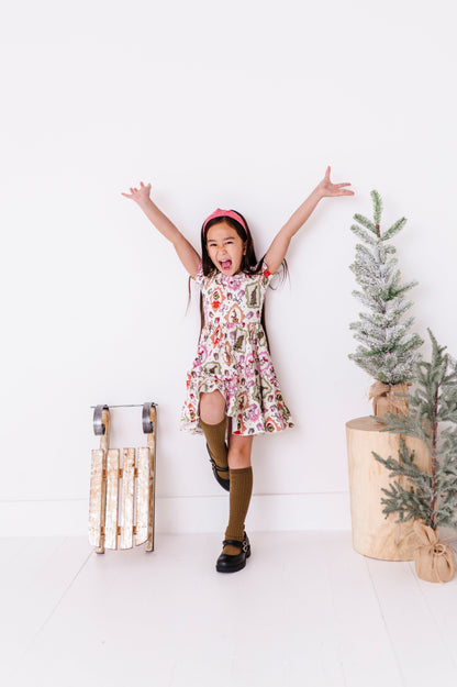 Framed Grinch | Collard Twirl Dress