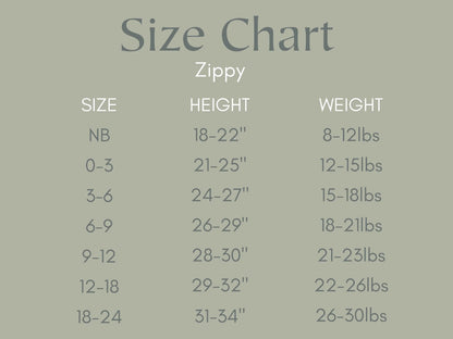 Snugglesaurus Bamboo Zippy Pajamas *9-12 months left