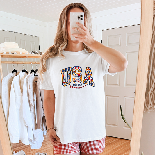 Folk Art USA Graphic Tee (Online Exclusive)