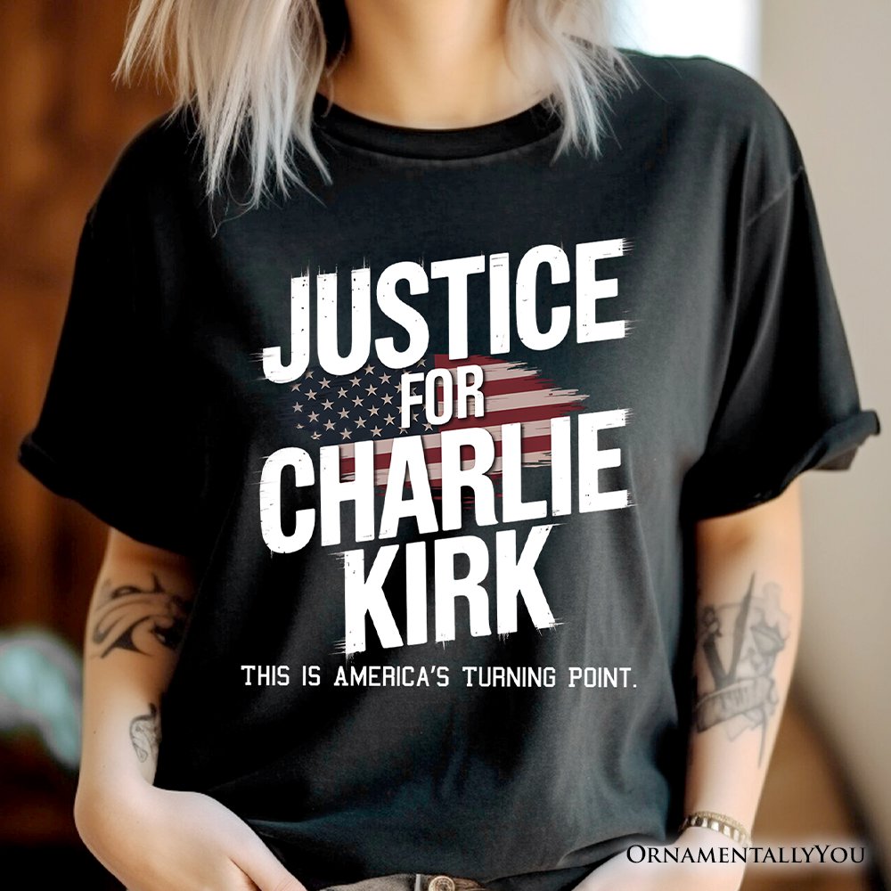 Justice For Charlie Kirk Prayers T-Shirt, Activist Tee