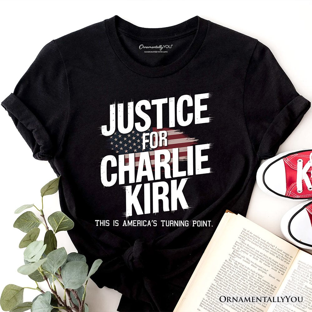 Justice For Charlie Kirk Prayers T-Shirt, Activist Tee