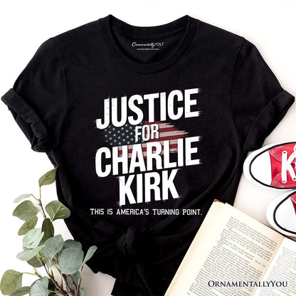 Justice For Charlie Kirk Prayers T-Shirt, Activist Tee
