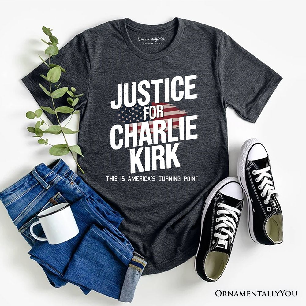Justice For Charlie Kirk Prayers T-Shirt, Activist Tee
