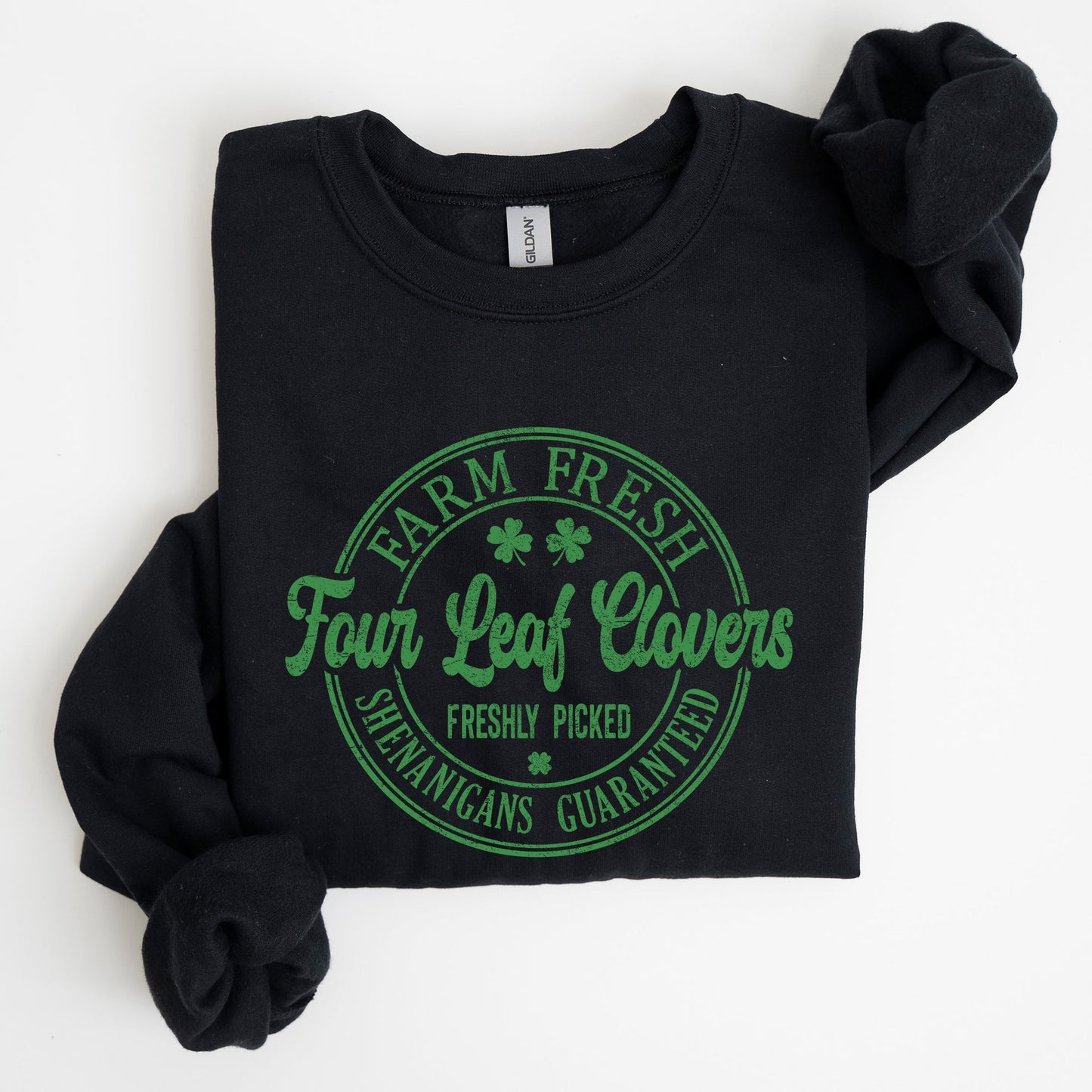 Four Leaf Clovers Farm, St Patrick's Day Sweatshirt