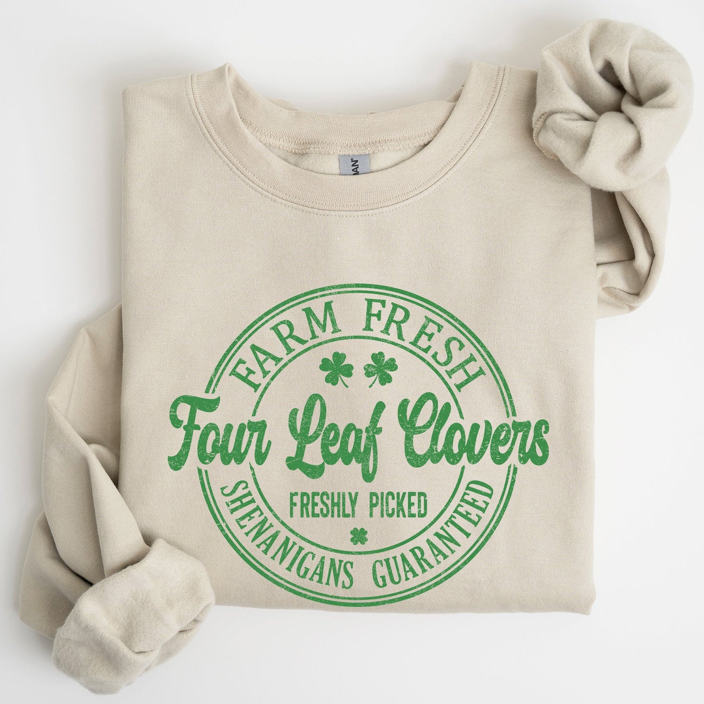 Four Leaf Clovers Farm, St Patrick's Day Sweatshirt