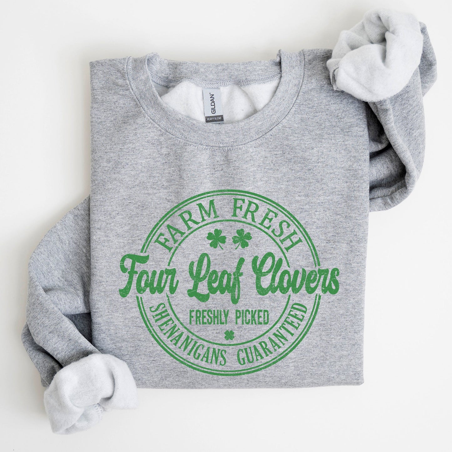 Four Leaf Clovers Farm, St Patrick's Day Sweatshirt