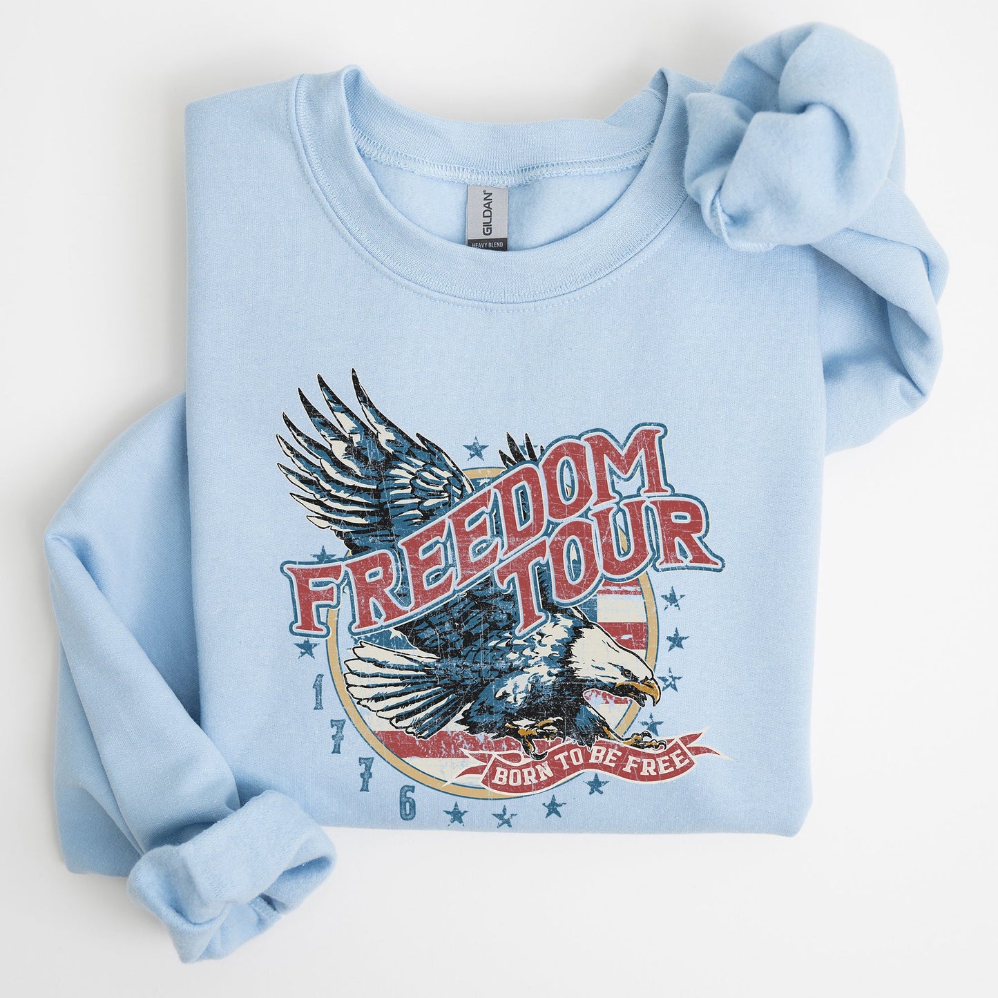 Freedom Tour, America, 1776, Flag, Fighter Jets, Sweatshirt