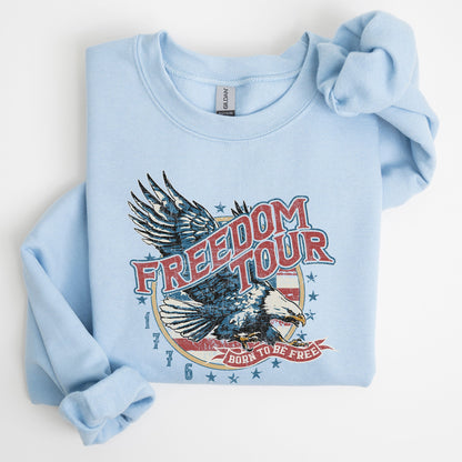 Freedom Tour, America, 1776, Flag, Fighter Jets, Sweatshirt