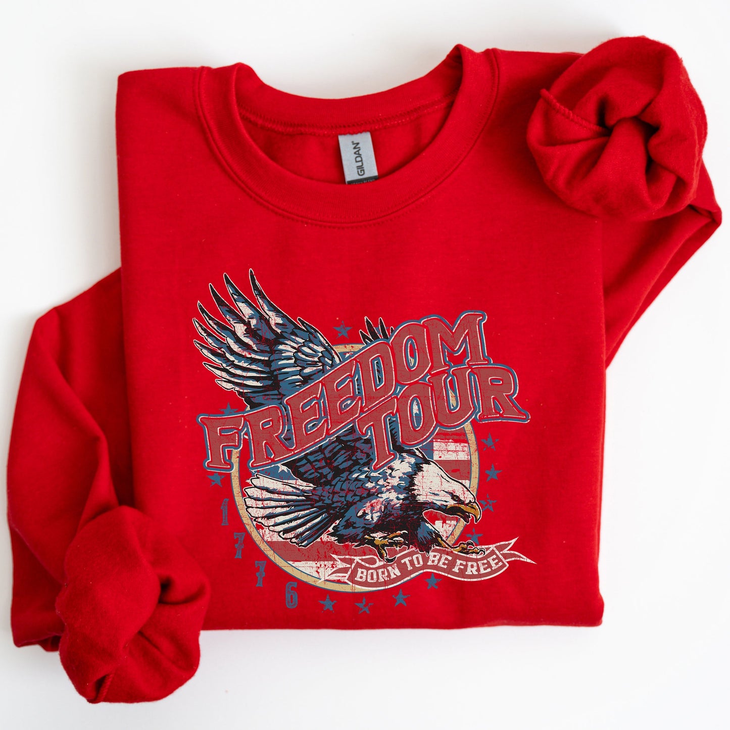 Freedom Tour, America, 1776, Flag, Fighter Jets, Sweatshirt