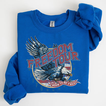 Freedom Tour, America, 1776, Flag, Fighter Jets, Sweatshirt