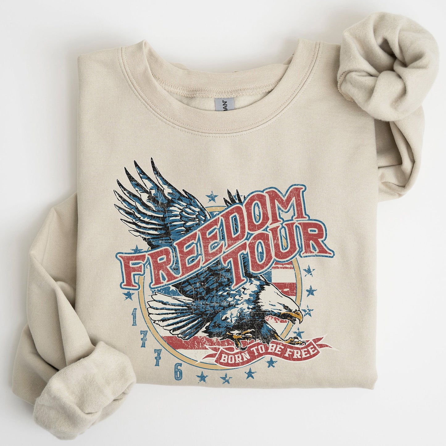 Freedom Tour, America, 1776, Flag, Fighter Jets, Sweatshirt