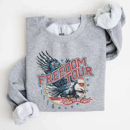 Freedom Tour, America, 1776, Flag, Fighter Jets, Sweatshirt