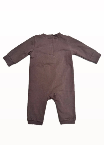 Brown Camo Duck Applique Romper