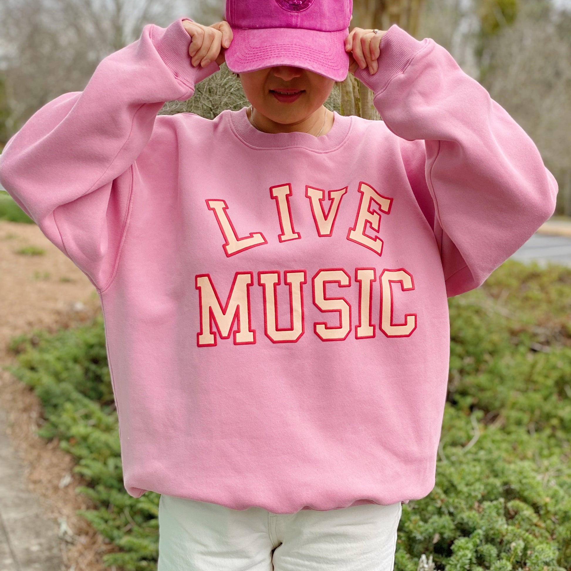 Live Music Lover Oversized Sweatshirt Ellisonyoung.com