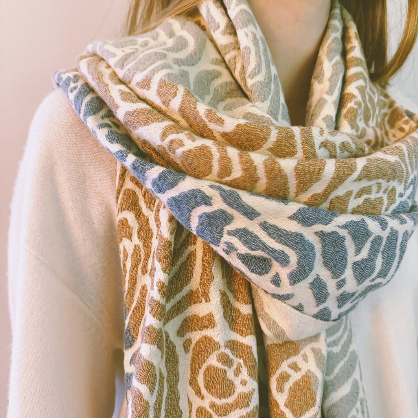 Lovely Rose Luxe Scarf - Aaria Tees