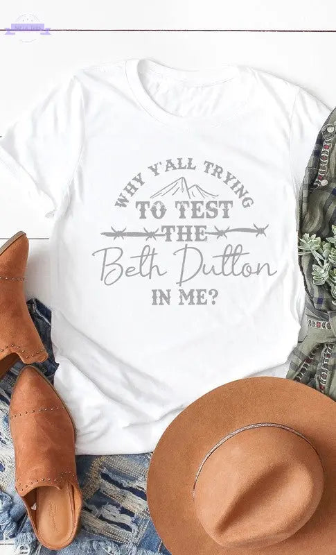 Funny Beth Dutton Graphic Tee PLUS - Aaria Tees