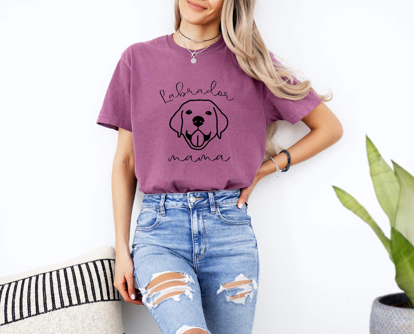 Labrador Retriever Dog Mom Comfort Colors T Shirt (Copy)
