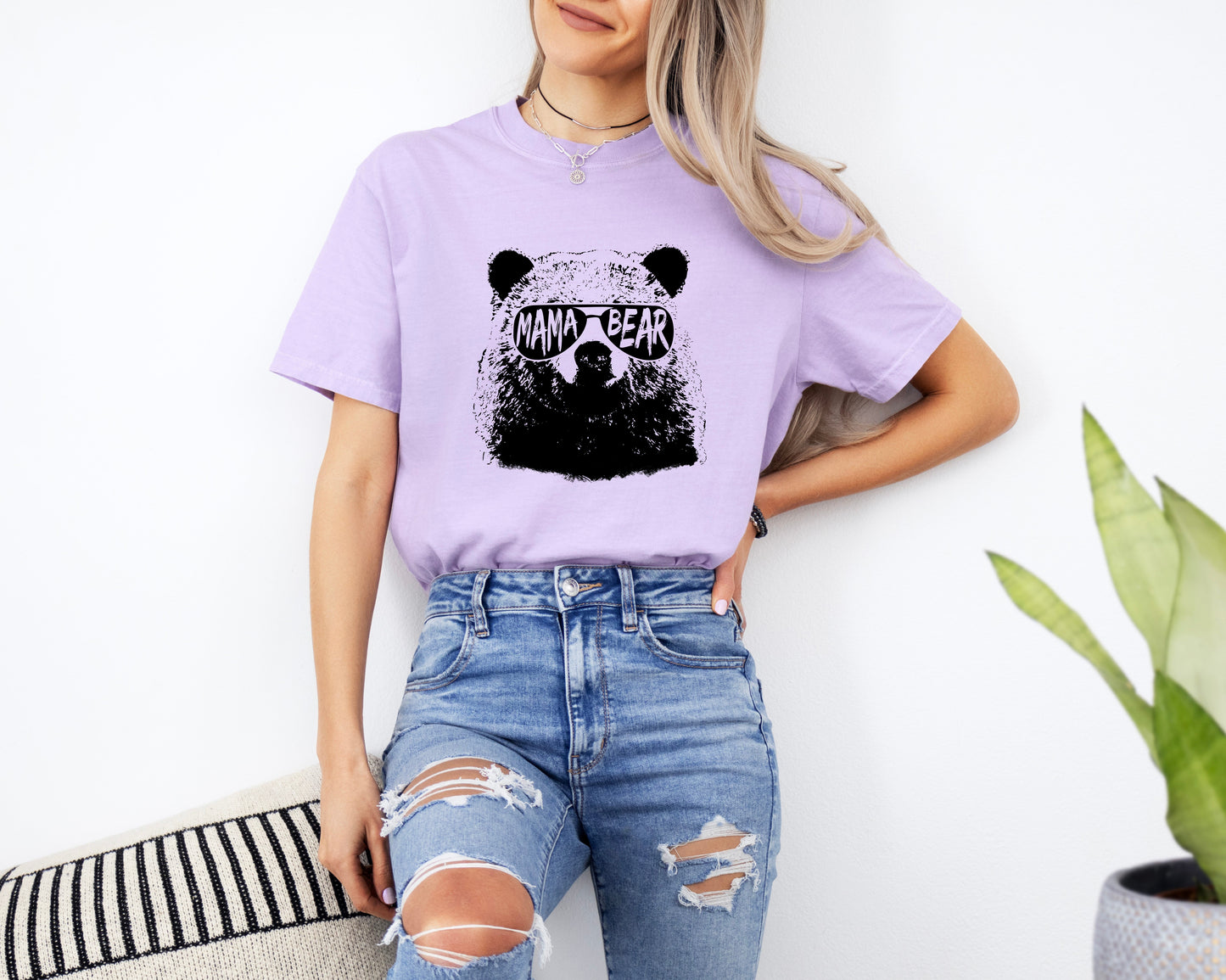 Mamabear Mama Bear Garment Dyed T Shirt