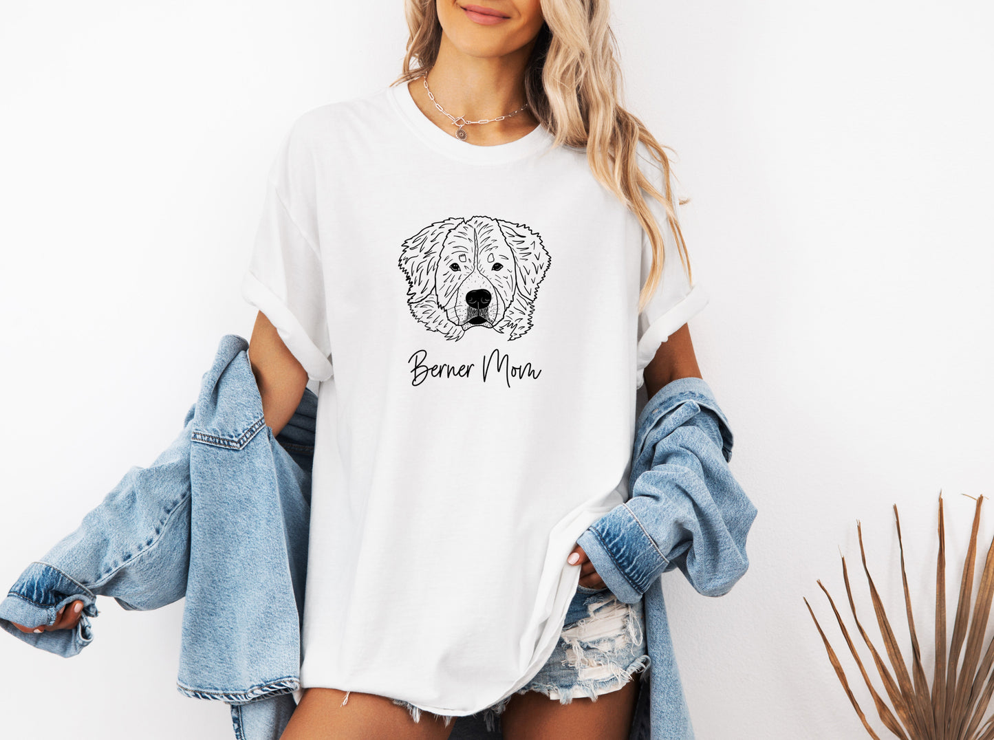 Berner Mom Bernese Mountain Dog Dog Mom Comfort Colors T Shirt