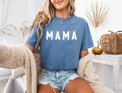 Mama Comfort Colors Graphic Tees (Round Font)