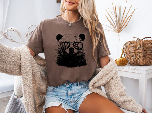 Mamabear Mama Bear Garment Dyed T Shirt