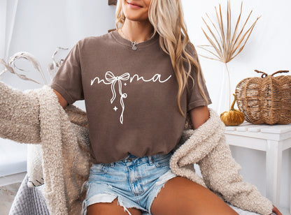 Mama Ribbon Comfort Colors T Shirt
