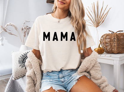 Mama Comfort Colors Graphic Tees (Round Font)