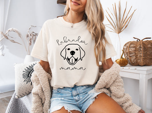 Labrador Retriever Dog Mom Comfort Colors T Shirt (Copy)