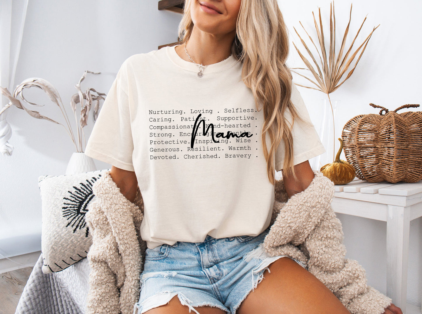 Mama Comfort Colors T Shirt (Nurturing, Loving)