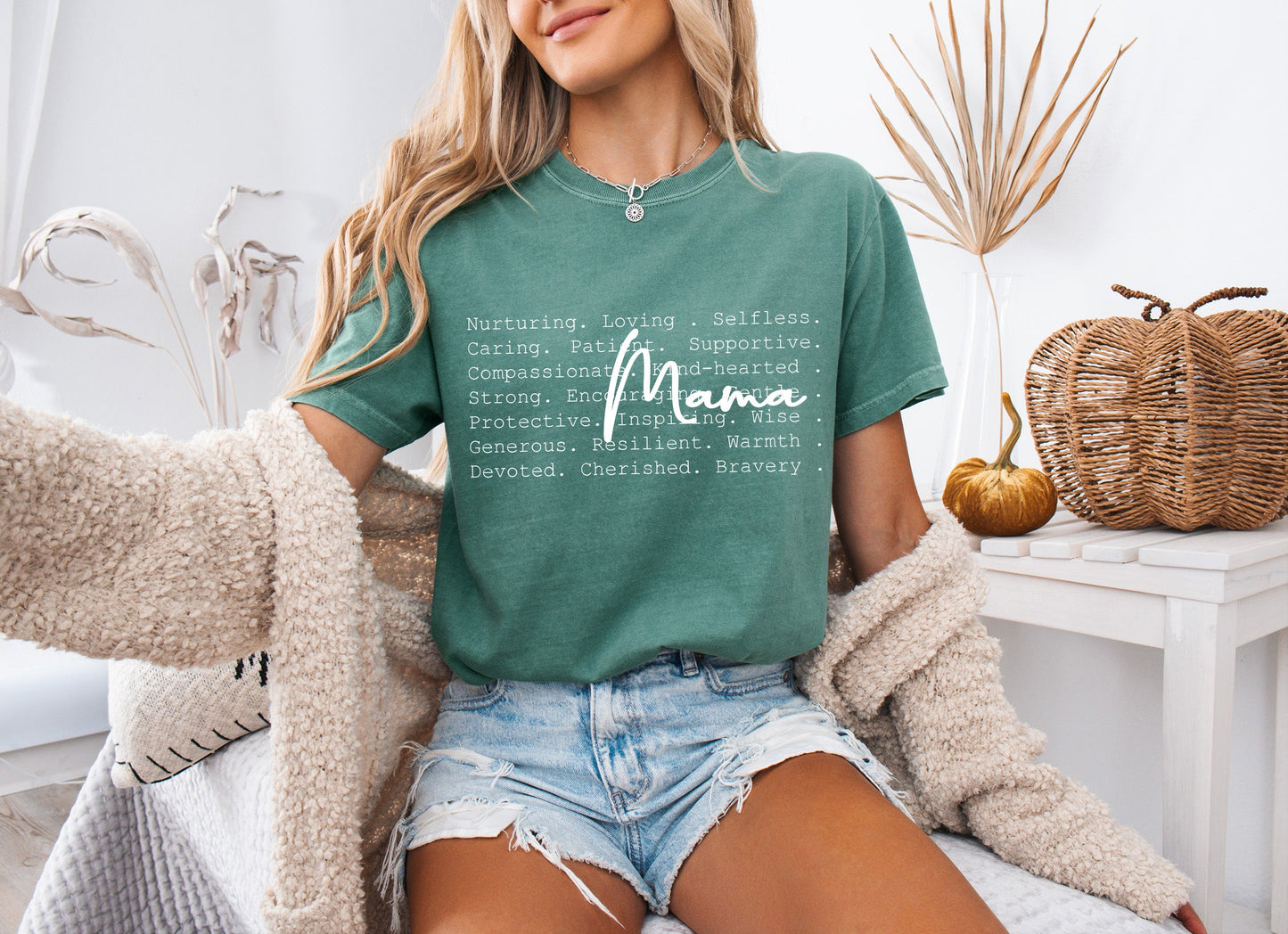 Mama Comfort Colors T Shirt (Nurturing, Loving)