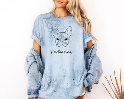 Frenchie Mom French bulldog Dog Mom Comfort Colors T Shirt