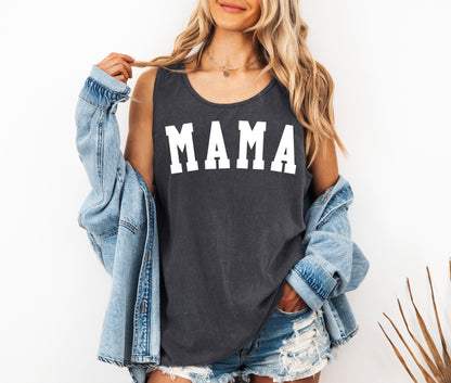 Mama Comfort Colors Tank Top (Condensed)