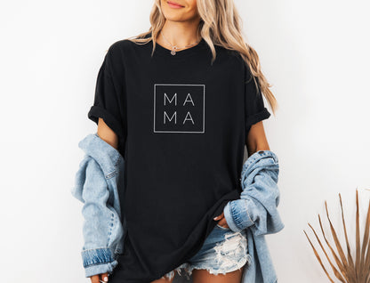 Mama Comfort Colors T Shirt (Square/Boxed)