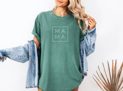 Mama Comfort Colors T Shirt (Square/Boxed)