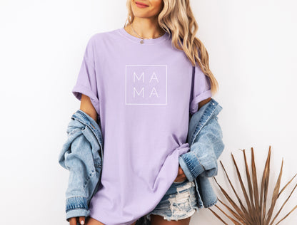 Mama Comfort Colors T Shirt (Square/Boxed)