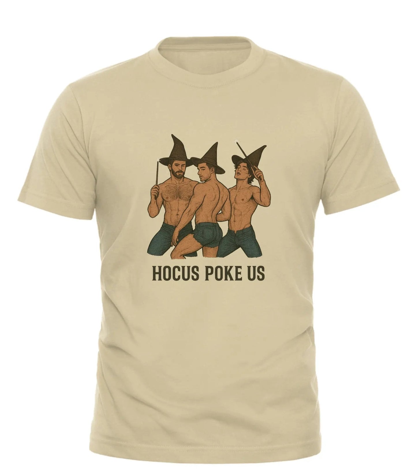 GOOD TROUBLE FASHION Graphic Hocus Poke Us novelty tee
