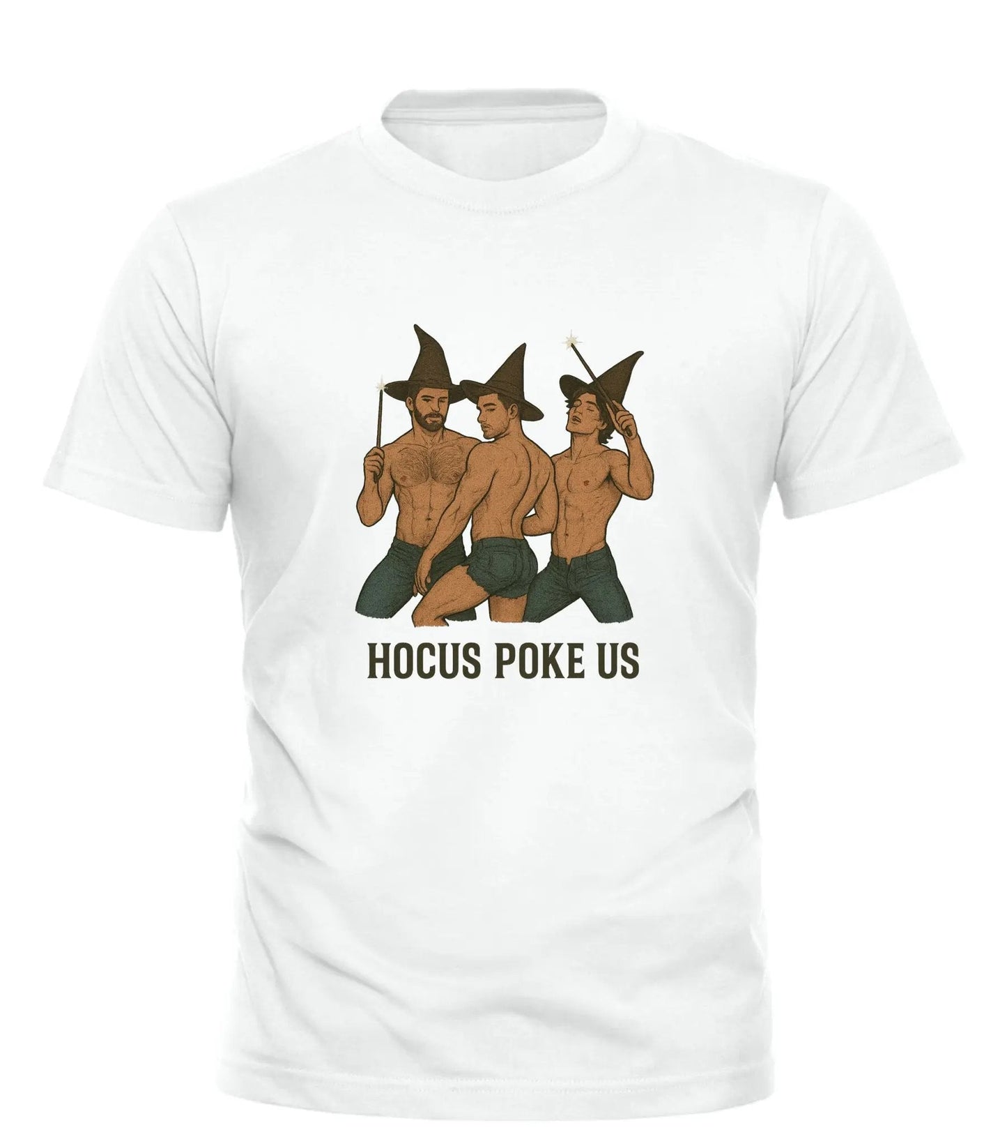 GOOD TROUBLE FASHION Graphic Hocus Poke Us novelty tee