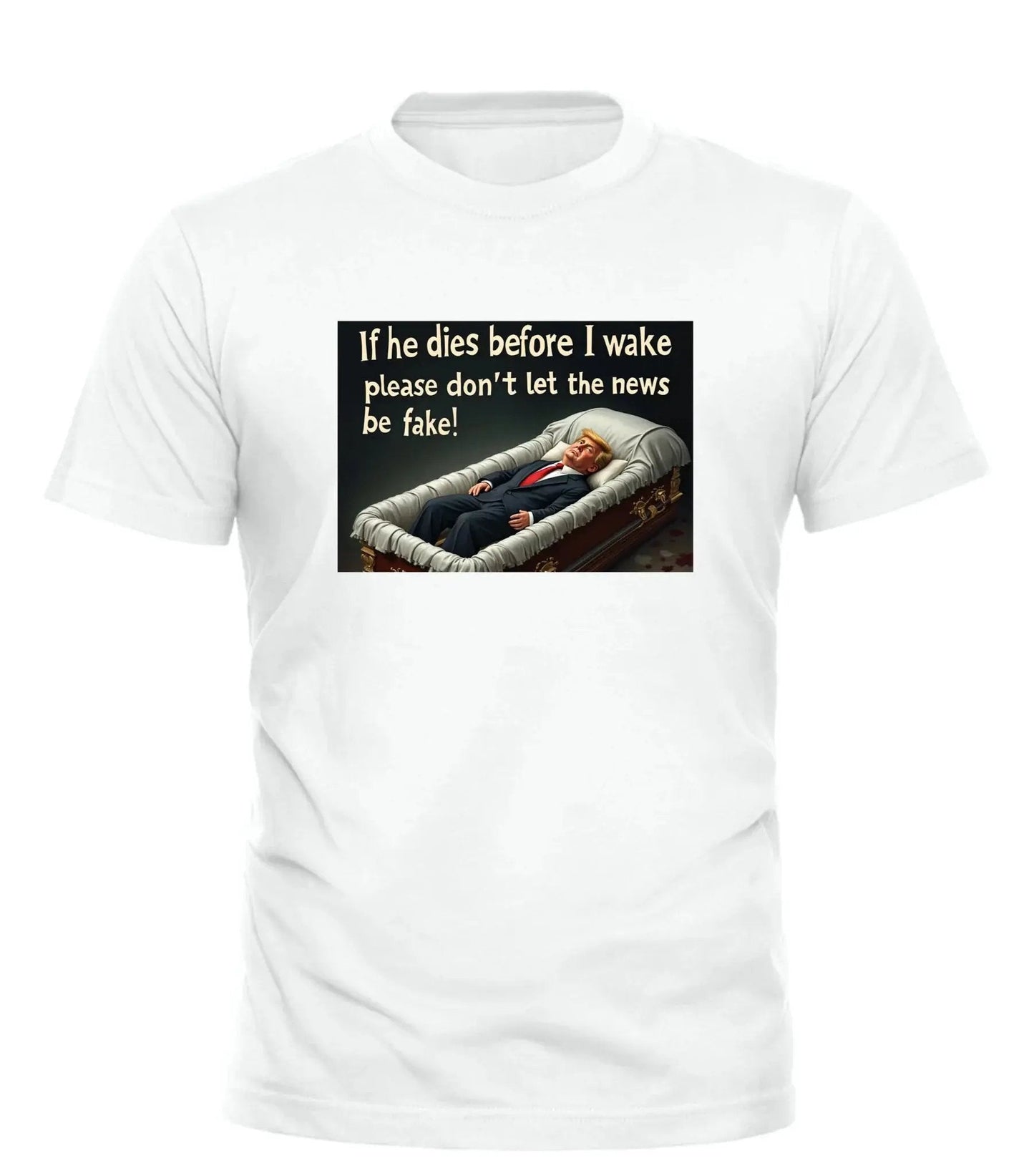 GOOD TROUBLE FASHION Presidential Funeral Humor Tee