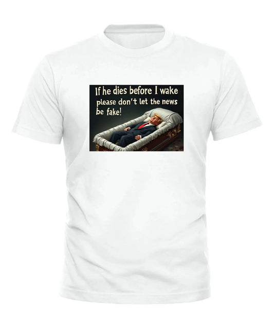 GOOD TROUBLE FASHION Presidential Funeral Humor Tee