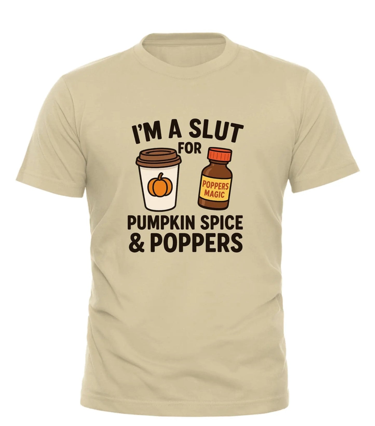 GOOD TROUBLE FASHION Pumpkin Spice and Poppers Tee