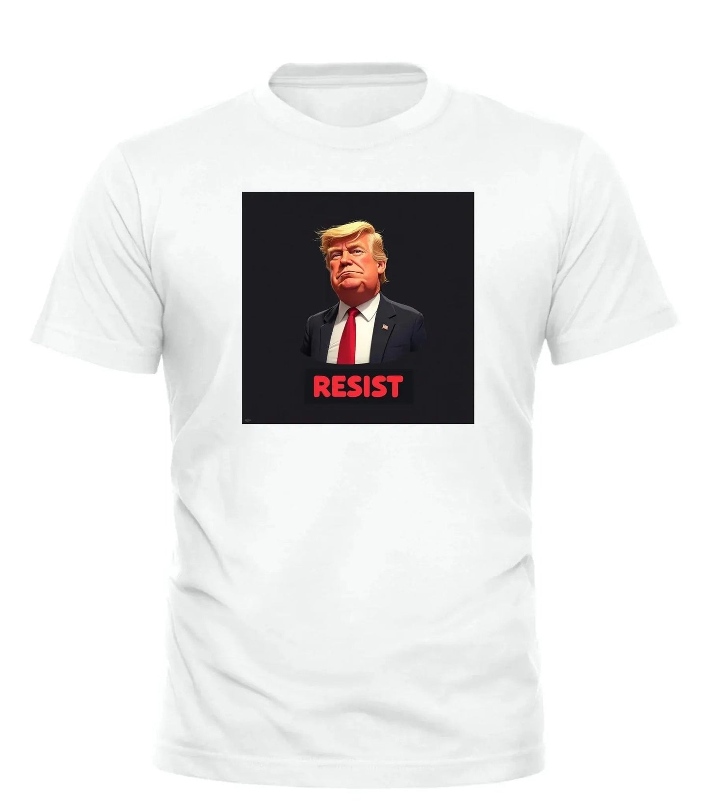 GOOD TROUBLE FASHION Resist Trump Graphic Tee