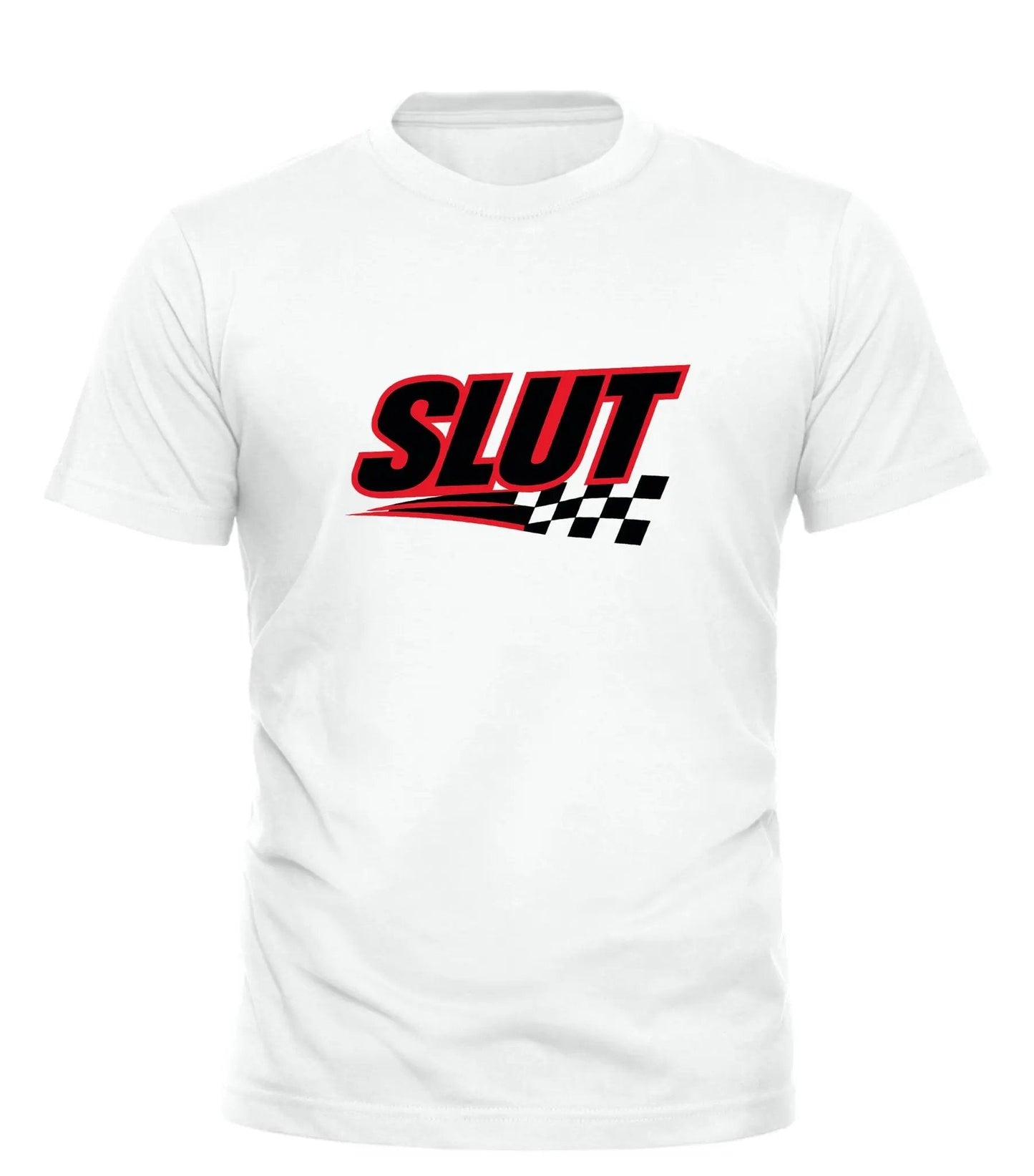 GOOD TROUBLE FASHION Slut Racer T-Shirt for Men