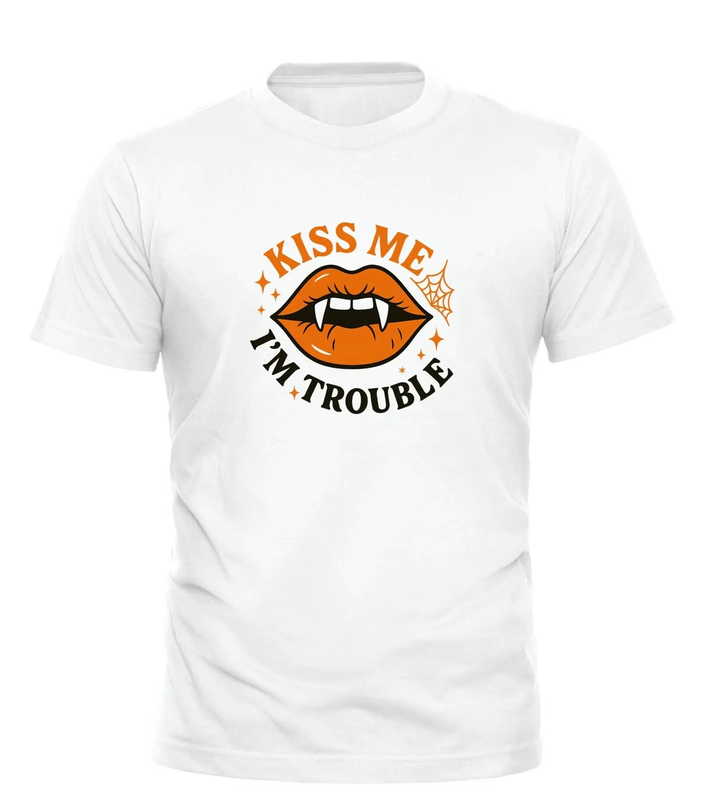 GOOD TROUBLE FASHION kiss me I’m trouble t-shirt - Vampire