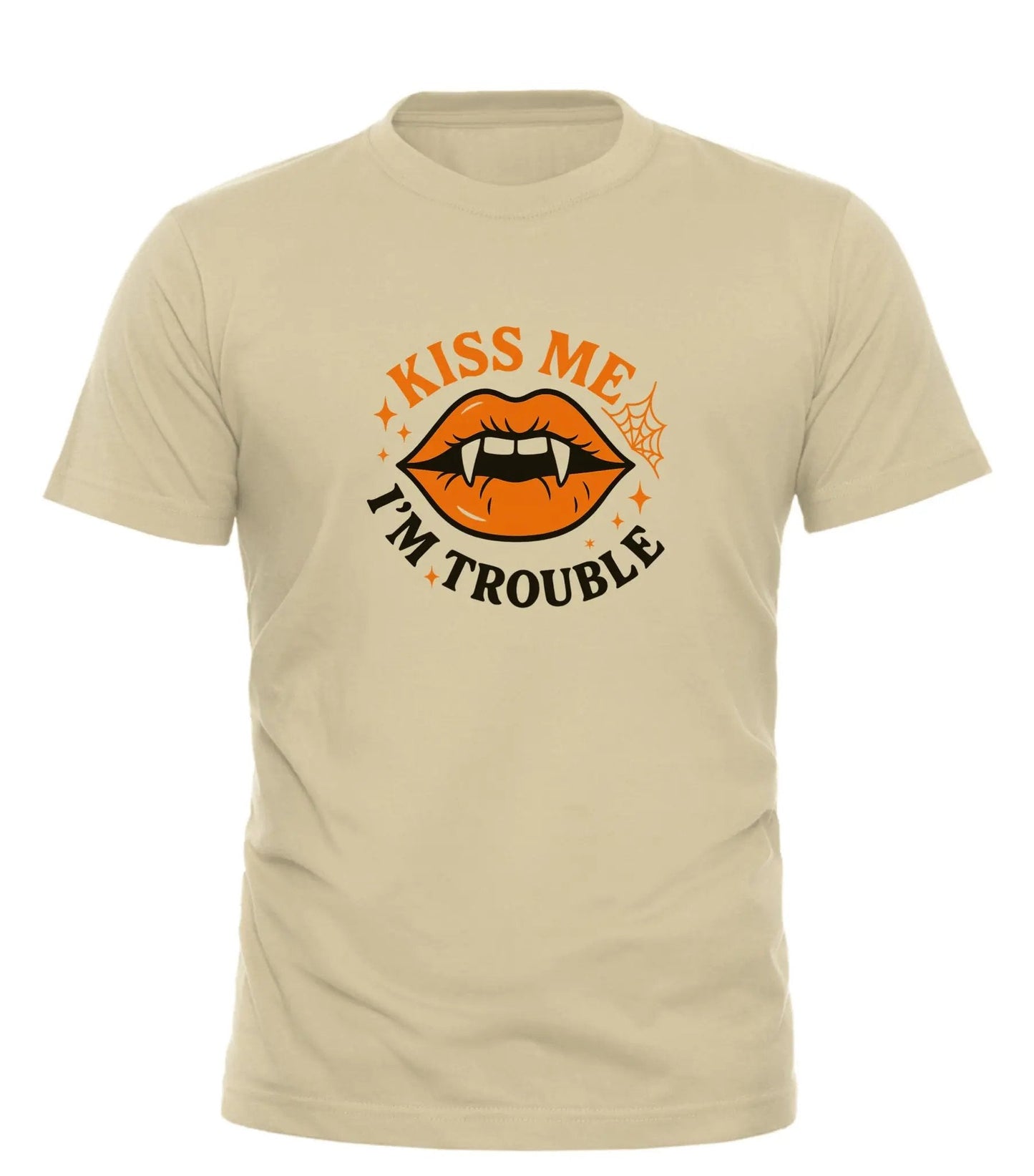 GOOD TROUBLE FASHION kiss me I’m trouble t-shirt - Vampire