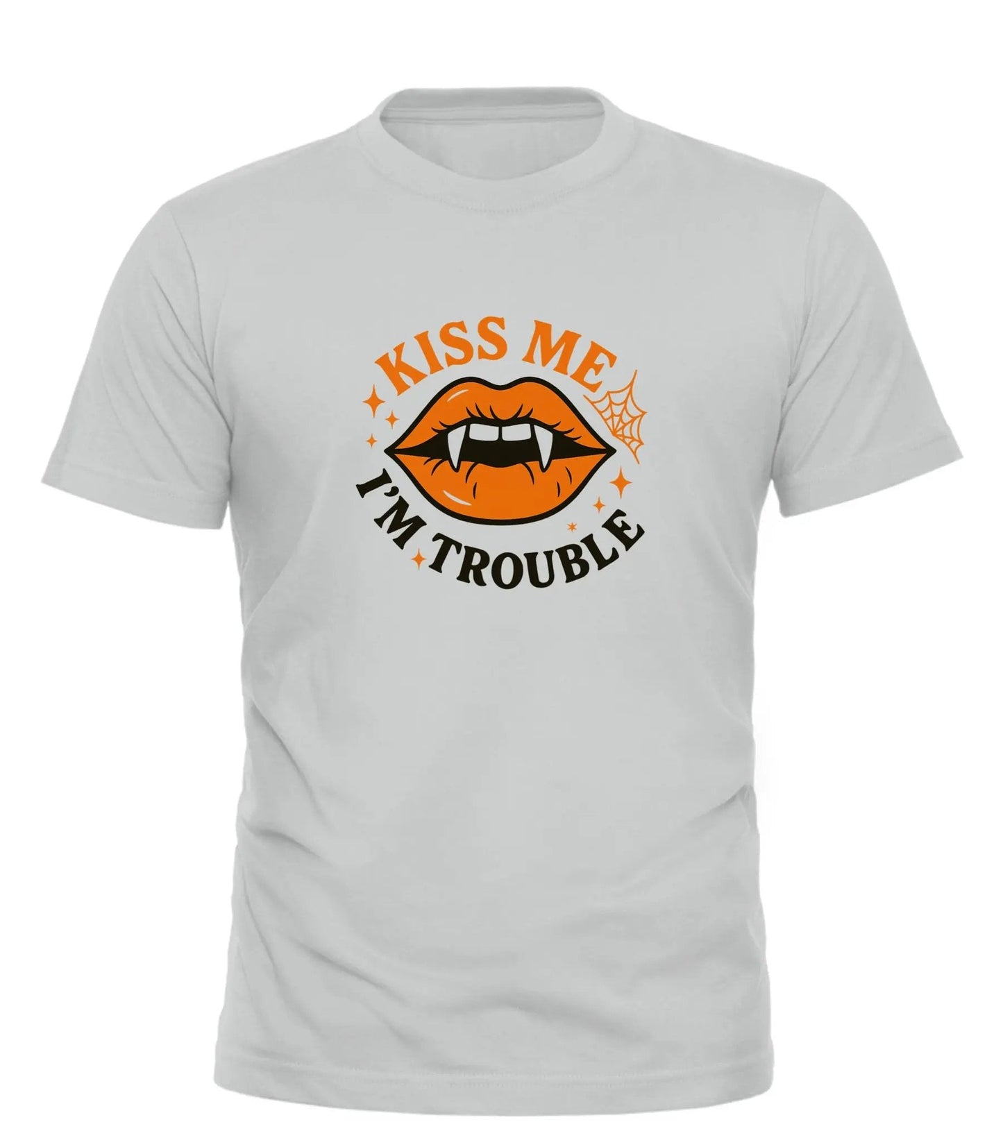 GOOD TROUBLE FASHION kiss me I’m trouble t-shirt - Vampire