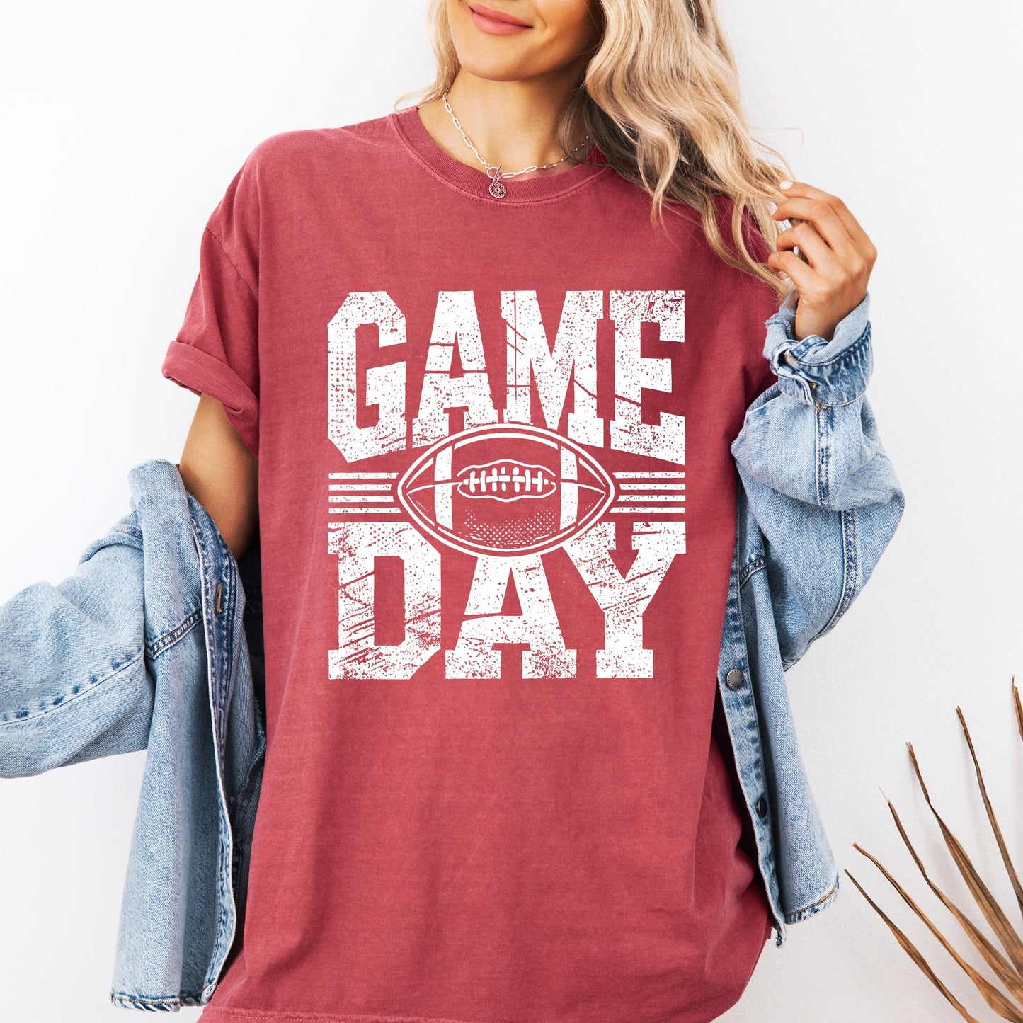 Game Day, Varsity, Football, Sports, Big Game, Touchdown, Tailgate Party Tshirt Comfort Colors T-Shirt
