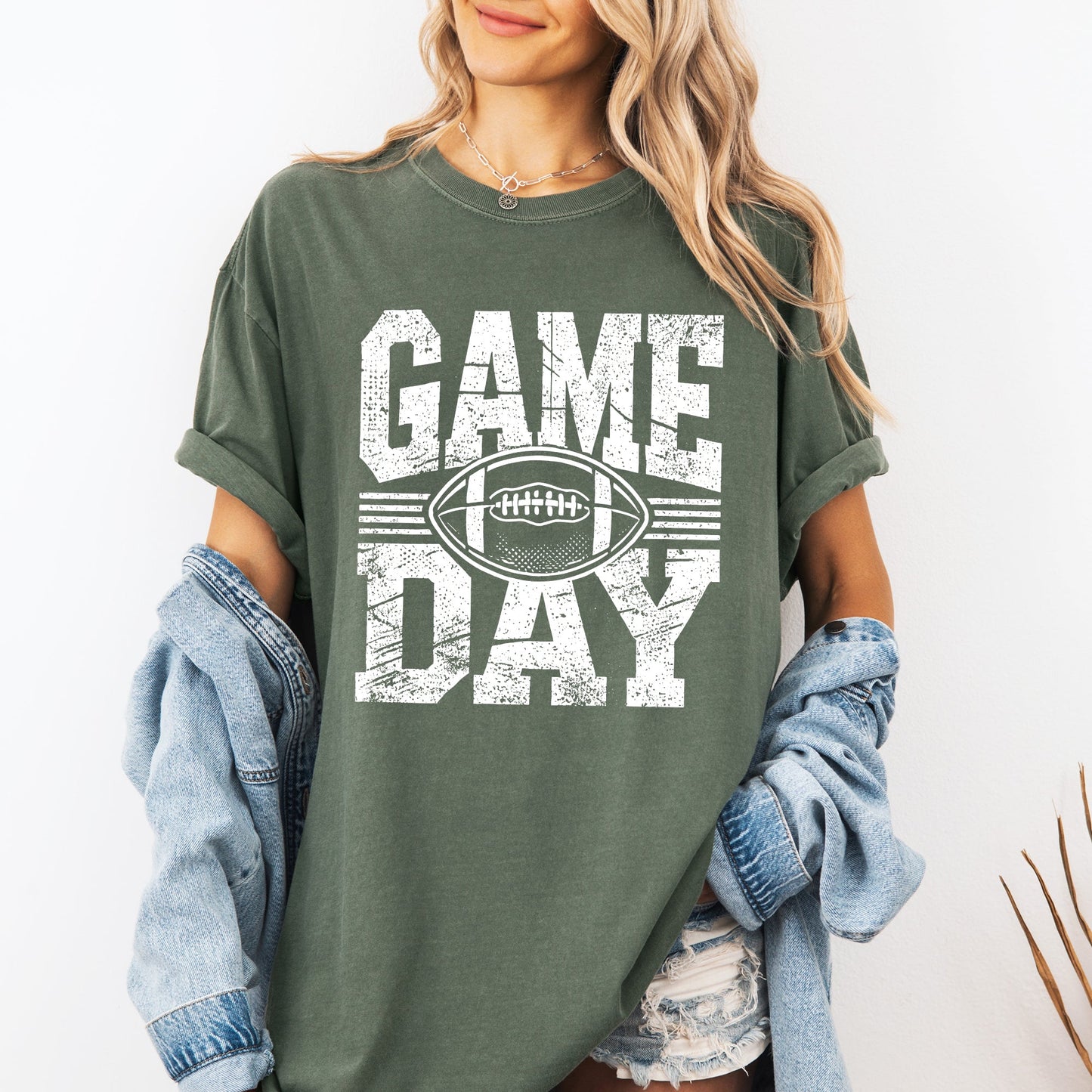 Game Day, Varsity, Football, Sports, Big Game, Touchdown, Tailgate Party Tshirt Comfort Colors T-Shirt