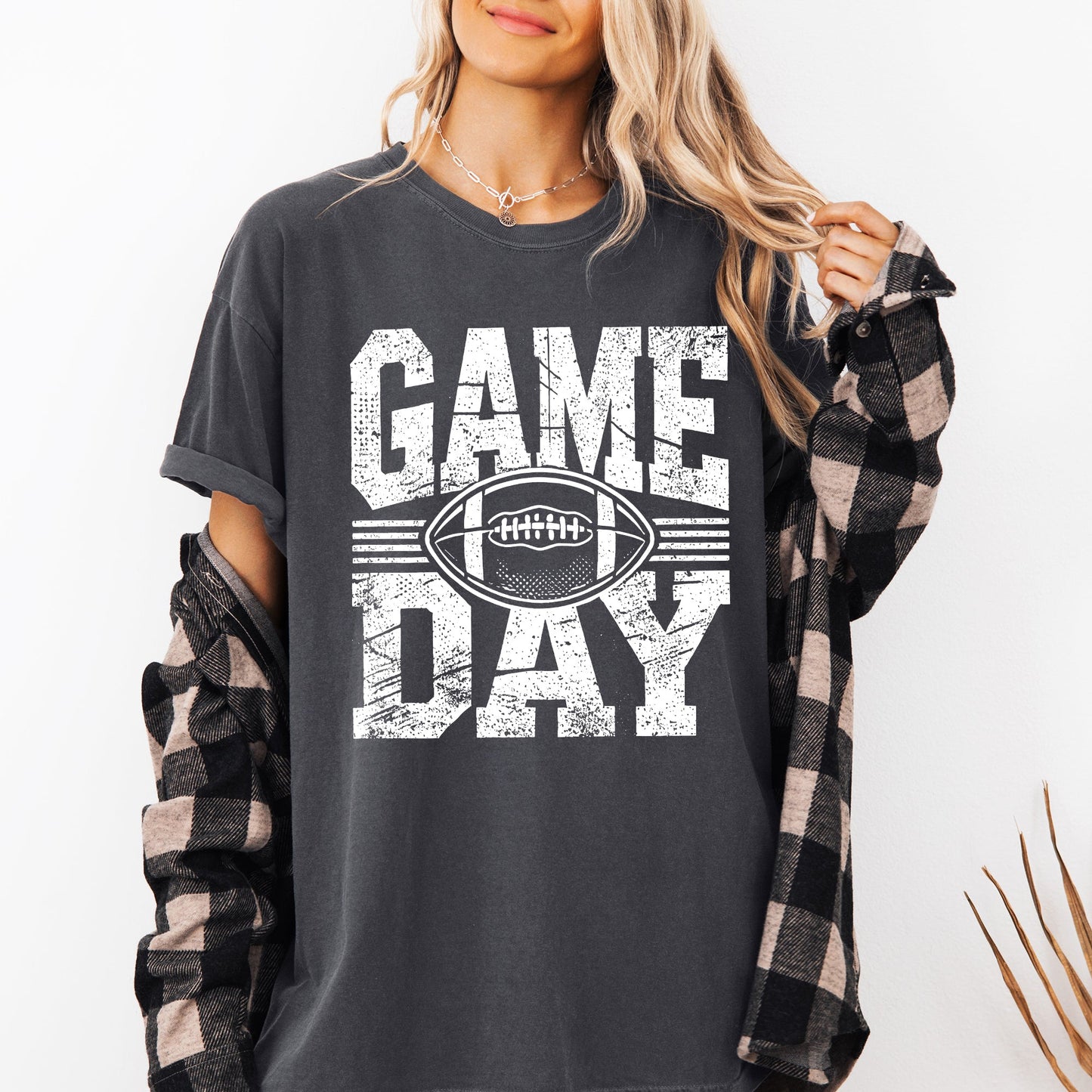 Game Day, Varsity, Football, Sports, Big Game, Touchdown, Tailgate Party Tshirt Comfort Colors T-Shirt