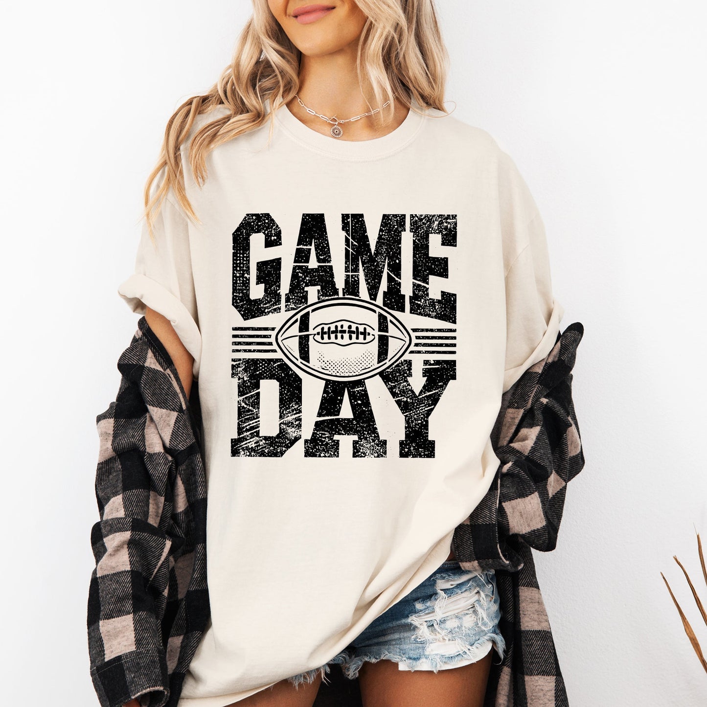 Game Day, Varsity, Football, Sports, Big Game, Touchdown, Tailgate Party Tshirt Comfort Colors T-Shirt