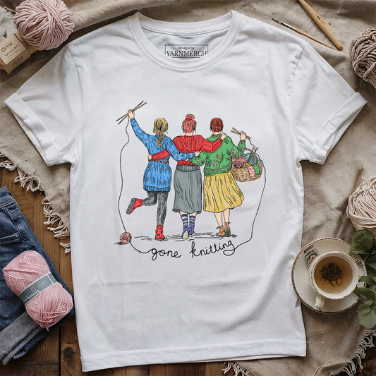 Girls Gone Knitting T-shirt